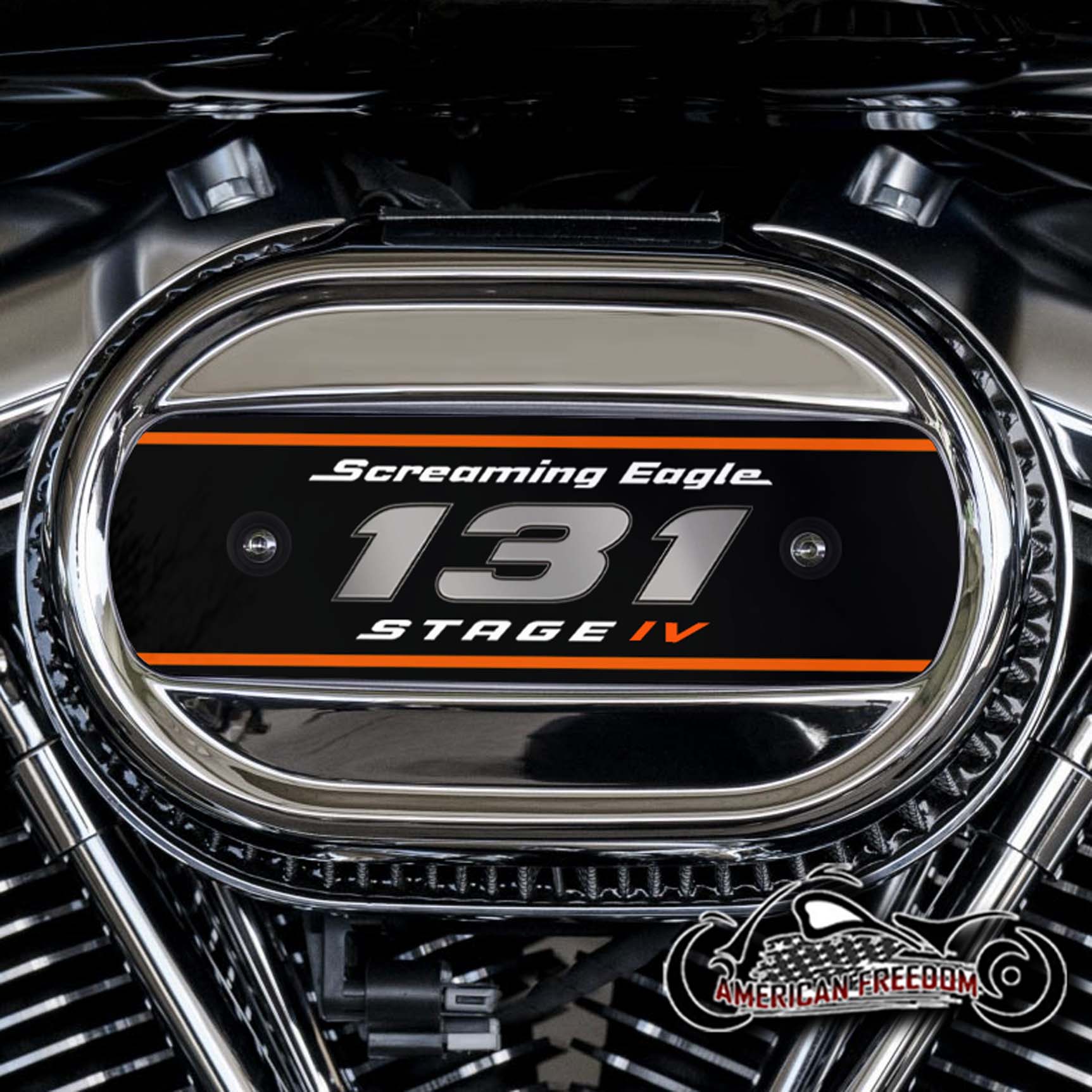 Harley Davidson M8 Ventilator Insert - 131 Stage IV Orange o/l